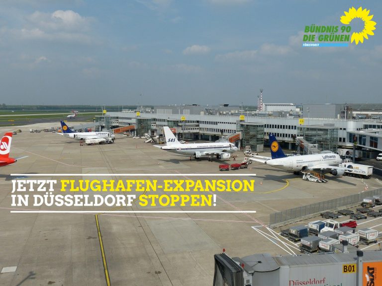 Flughafenexpansion in Düsseldorf stoppen!